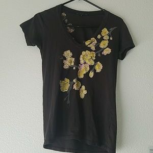 Urban Outfitters Floral V Neck